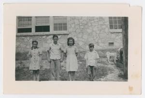 Four Eanes Rock Schoolhouse Students